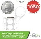 Round Stickers Dot Label 19mm Roll Circles Inventory Code Marking Craft 3 4 Inch