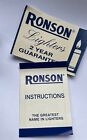 Vintage Ronson Banjo Fluid Lighter - Unused
