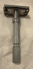 Vintage Gillette Slim Safety Razor H2 1962 Adjustable Tto Double Edge