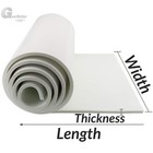 Eva Foam Sheet Plate Mat Cosplay 1 2mm 3mm 5mm 8mm 10mm Thick White black Crafts