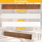 10  Wooden Magnetic Knife Holder Wall Mount Strong Magnet Strip No Drill Rack