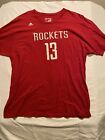 Nba Basketball Houston Rockets Adidas Go-to Tee Jersey Shirt James Harden 2xl