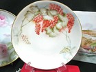 Bavaria Germany Painted Currents Pattern Plate And Bon Bon Trays Plates Set Of  
