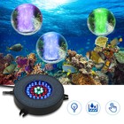 Air Stone Disk Aquarium Bubble Led Light 13 Color Changing Fish Tank Lights Lamp