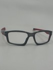 Oakley Eyeglass Frames Gray Red Rectangular Full Rim Frame Only No Lenses