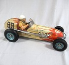 Yonezawa Large Size 18  Champion Tin Race Car Litho Vintage Japanese Idianapolis