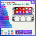 4 32g Android 12 3  Car Stereo Radio For Toyota Fj Cruiser Head Unit Gps Carplay
