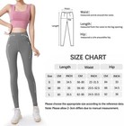 Womens High Waist Gym Leggings Fitness Sports Running Yoga Pants Stretch Grey S