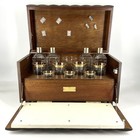 Vintage Midcentury 1950s Karoff Mini Bar Faux Books Liquor Cabinet