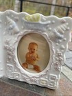Ceramic Decorative Baby Shoes It   s A Boy Fold Out Style Photo Frame