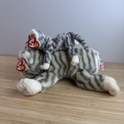Ty Beanie Buddy Silver The Tabby Cat And Beanie Baby Silver Set Of 2 With Tags