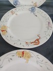 Winnie The Pooh Disney China Set Of 6 Dinner Plates Vintage 11 