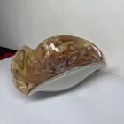 Vintage 1960s Murano Art Glass Dish Bowl Ashtray Cased Pinched Tutti Frutti