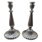 George Iii English Style Sterling Silver Candelabra Candlesticks Dominick   Haff