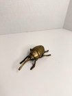 Vintage Brass Scarab Beetle 