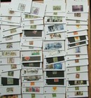 Worldwide Asst Lot 103 Cards Used Stamps Cv Approx   275 F-vf Average  No Junk