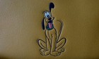 Disney X Coach Pluto Dog Mustard Yellow  Small Zip Around Wallet- Nwot 