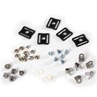 Nash Goalie Hockey Helmet Hardware Repair Kit   Screws Buckles Black White