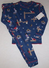 Nwt Pj Salvage Blue Rescue Dogs Brushed Knit Pajama lounge Set Boy girl 10 Soft