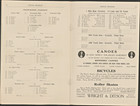 Boston Athletic Association   1915 Annual Indoor Meeting Official Program 20 Pgs