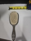 Vintage antique Decorative Silver Heavy Vanity Hair Brush