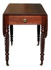 Antique Federal Cherry Drop Leaf Dining Table - Jf Holbrook Springfield Ma