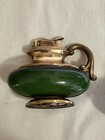 Vintage Evans Lighter Smoking Set Green Enamel