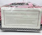 Zebra Princess 12- Piece Pink Black Safari Animal Crib Bedding Set Girls 