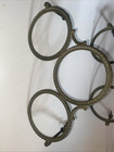 Antique Tea Cart Parts  1 Brass Bottle Holder 11 1 4    On Center