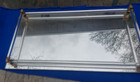 Vintage Vanity Mirror Tray Toledo Plate Lucite Handles Rectangle 16 X 9  Retro