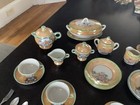 Vintage Lusterware Child s Tea And Spice Set  In 2 Floral Designs Made In Japan