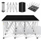 Portable Stage Platform 4x4ft Foldable Small Stage Platform 48  L 24  H Folding