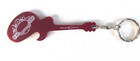 Budweiser Guitar Shaped Beer Bottle Opener Key Chain Metal Enamel 