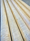 3 x36   extreme  Curly Tiger Hard Maple Dowel  vacuum Kiln Dried  Turning Wood
