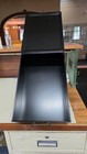 Vintage Mosler Safe Deposit Box Black Metal Bank Drawer Storage Case Usa