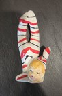 Vintage Lefton Christmas Candy Cane Elf Pixie Kid Japan 1950 Ceramic Child Japan