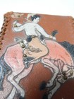 Vintage Western Cowboy Buckeroo Bucking Horse Studded Leather Wallet - Hand Sewn