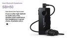 For Sbh50 Bluetooth Headset Nfc Stereo  Caller Id