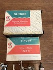 Vintage Singer Sewing Machine Attachments Lot  Style-o-matic 328k Discs Feet Box