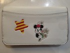 Coach X Disney White Small Wallet Mickey Mouse Minnie Mouse Pluto Appliqu  