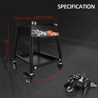 Dirt Bike Stand Dirt Bike Maintenance Stand Movable Pit Bike Stand With Wheels