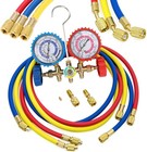 Refrigerant Charging Hoses With Diagnostic Manifold Gauge Set For R410a R22 R   