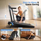 Treadmill With Safety Side Handrails   3 Incline Levels  300lbs Weight Capacity