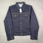 Todd Snyder Denim Jacket Mens Medium Indigo Rinse Dark Blue Trucker Pockets New