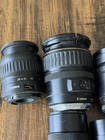 Camera Lenses Lot Of 9 Lenses Canon  Vivitar  Minolta   As Is For Parts