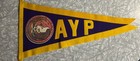 Original Old Ayp Sewn Letters Wool Pennant Alaska Yukon Pacific Exposition Nice