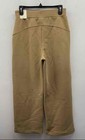 Calia Women s Soft Scuba Wide Leg Pant Tan High-rise Drawstring Sz S Long Nwt
