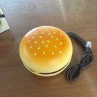 Hamburger Telephone Vintage Novelty Land Line Push Button Dial Juno Movie