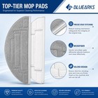 6 Pack Mop Pads Compatible With Roborock S8 Pro Ultra Robot Vacuum  Reusable   