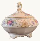 Winterling Bavaria Germany- Vintage Lidded Tureen Covered Dish Footed Porcelain
